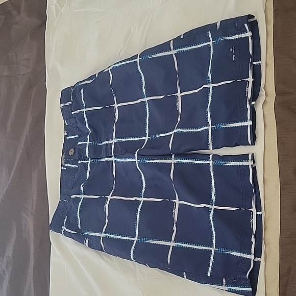 💲1️⃣ ZeroXposur Swim Trunks Board Shorts Youth Large 14/16 Blue Plaid - Picture 2 of 13